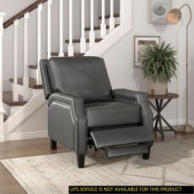 Push Back Reclining Chair, Grey Push Back Reclining Chair, Grey